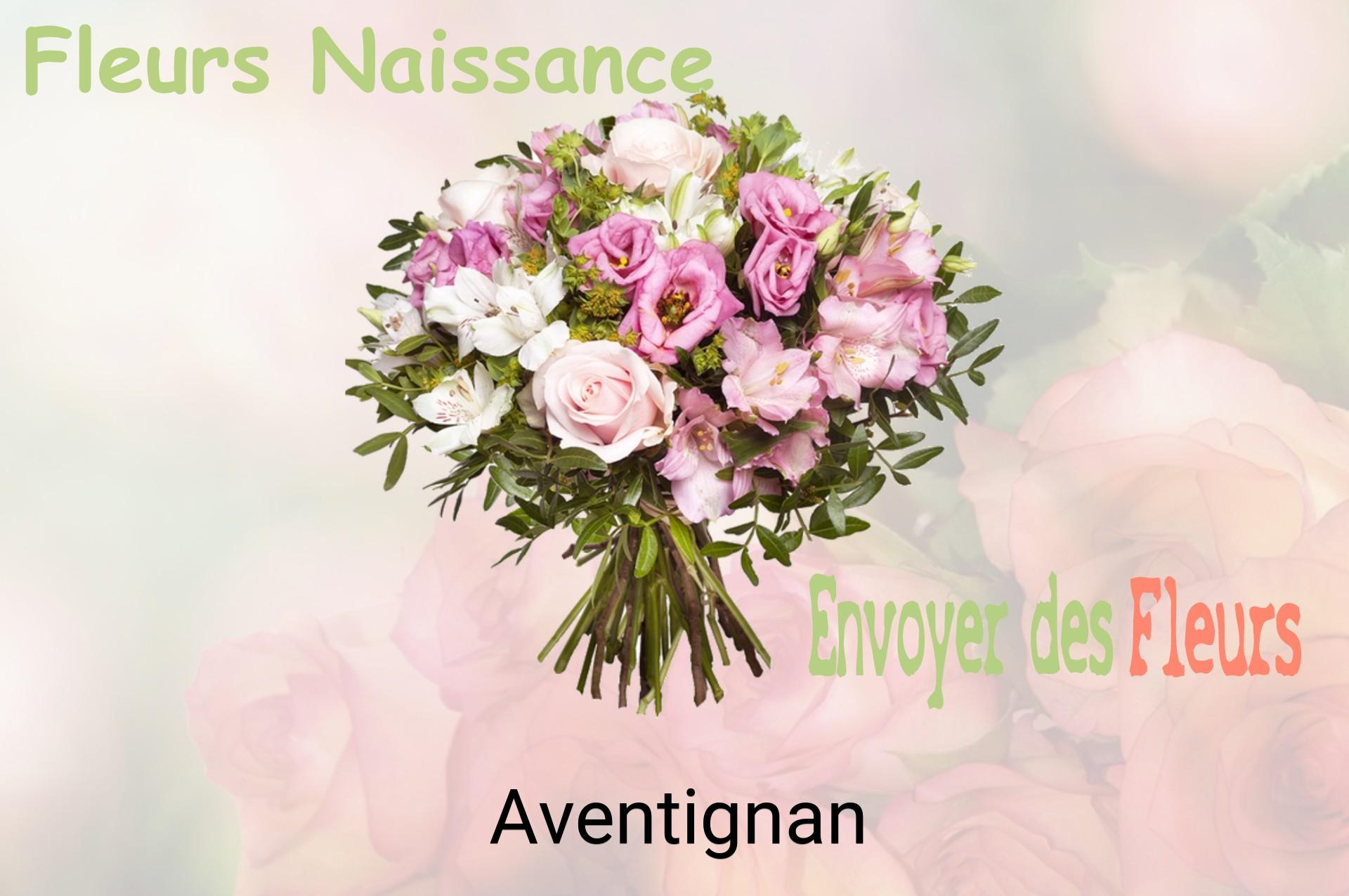 Bouquet de fleurs de naissance livré à Aventignan